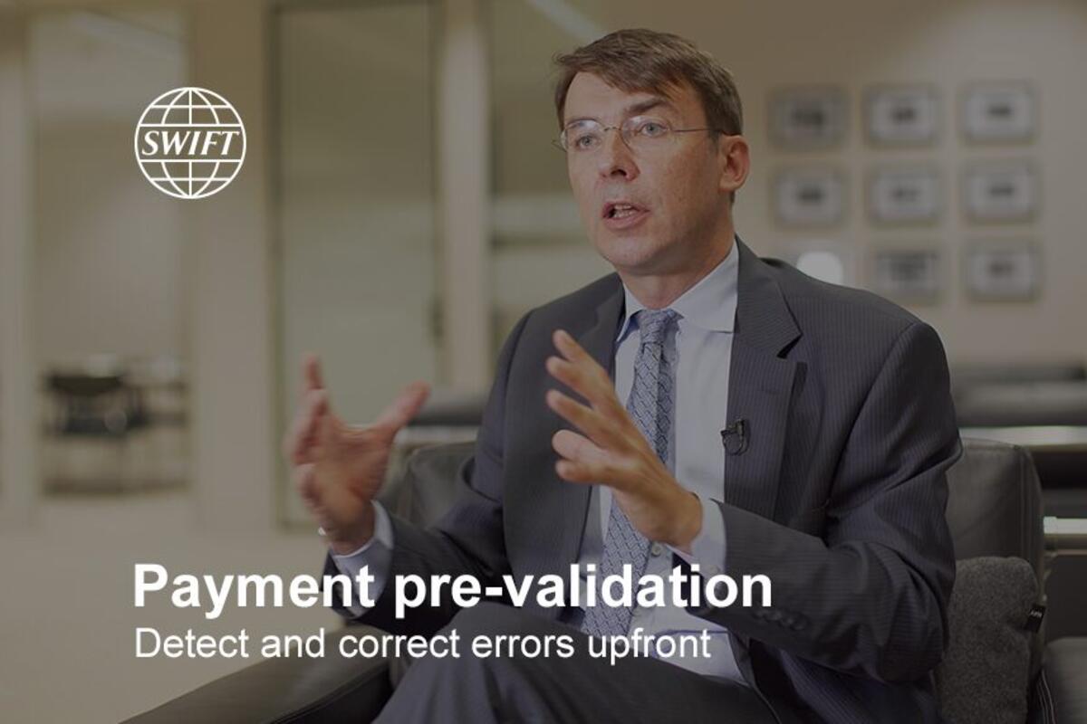 Swift GPI payments pre-validation