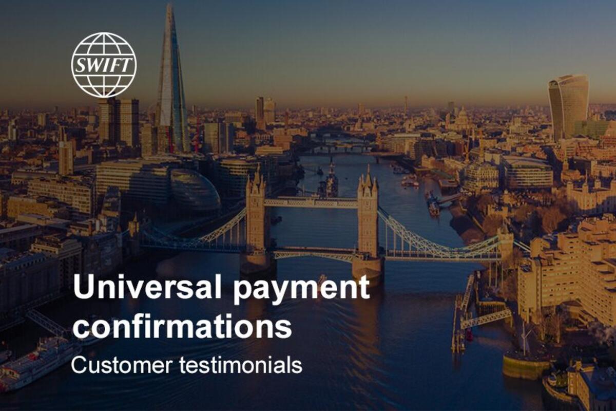 Universal payment confirmations customer testimonials
