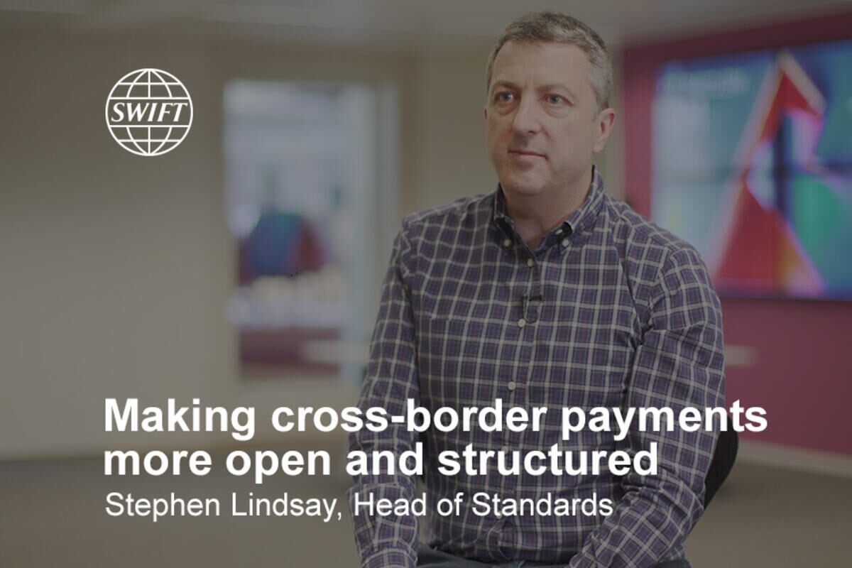 Stephen Lindsay, Head of Standards, Swift