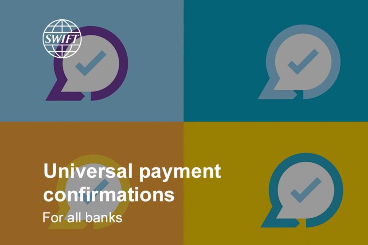 Universal payment confirmations - for all banks