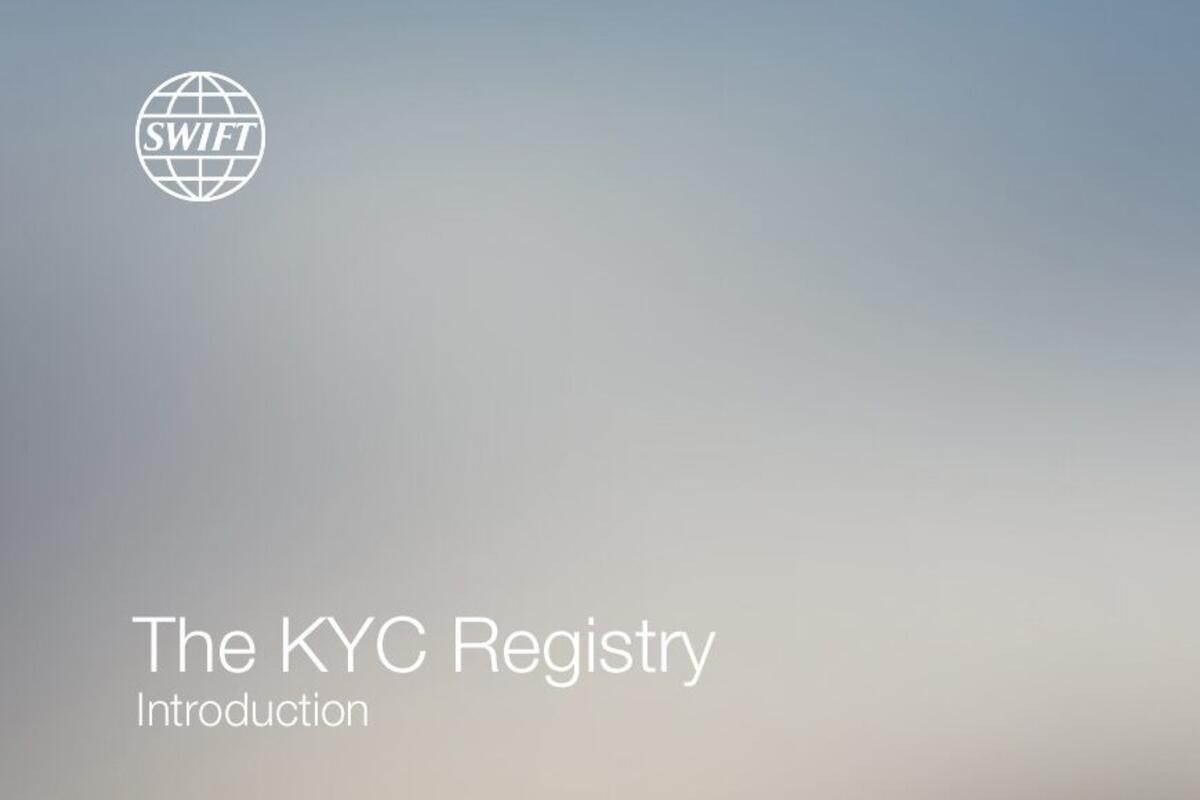 The KYC Registry - Introduction