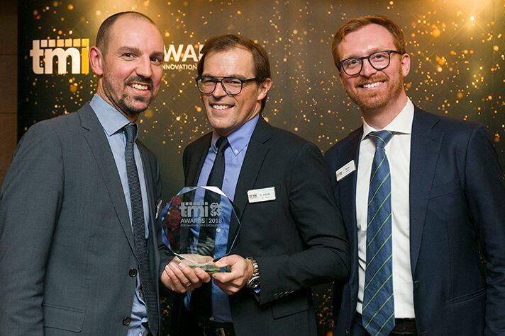 Swift wins top accolade for Best Bank Connectivity at TMI Awards for Innovation and Excellence