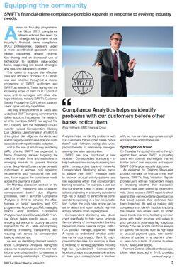 SWIFT at Sibos - Toronto - Wrap-up Compliance