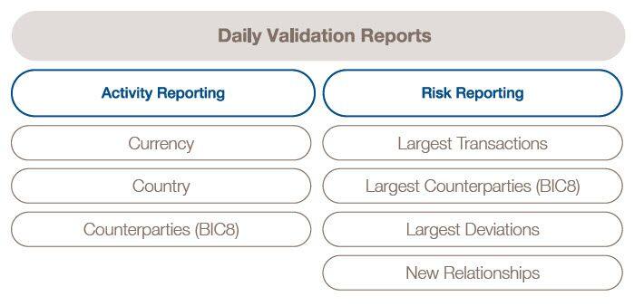 Daily Validation Reports infographics