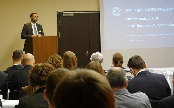 Swift GPI and Instant Payments event Frankfurt