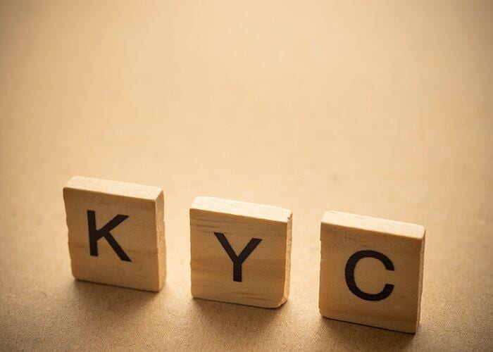 The KYC process The KYC process