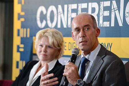 Leo Punt, SWIFT’s Deputy Chief Executive, EMEA at annual Forum Europe’s conference