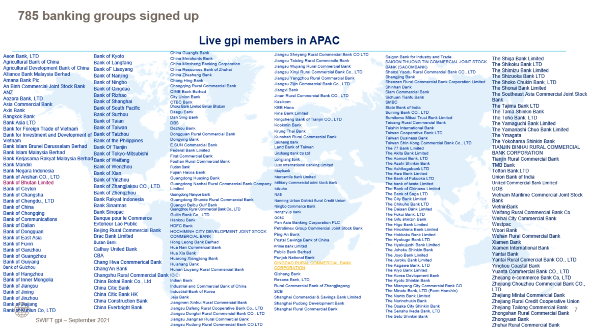 Live gpi members APAC