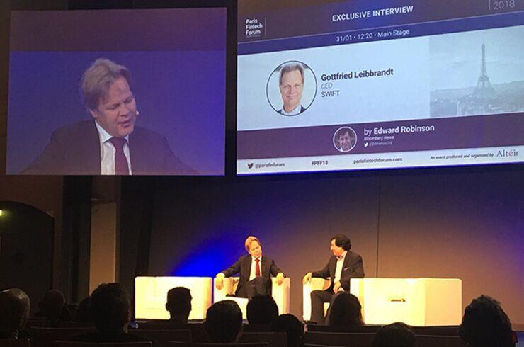 Gottfreid Leibbrandt, CEO SWIFT, Paris Fintech Forum