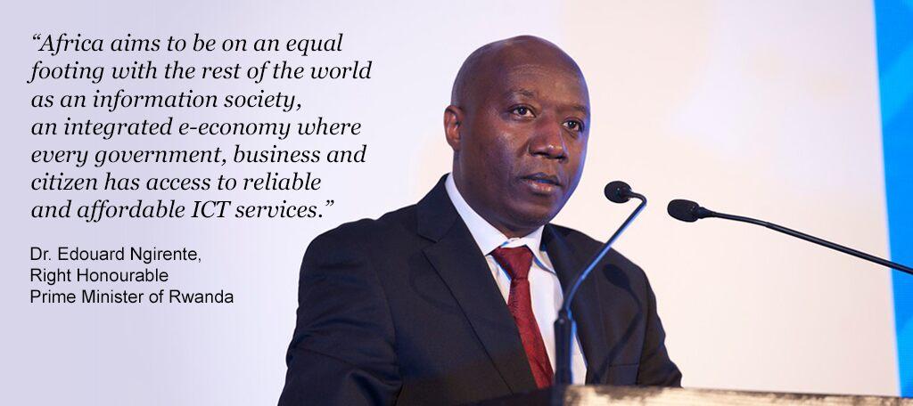 Dr. Edouard Ngirente, Right Honourable Prime Minister of Rwanda