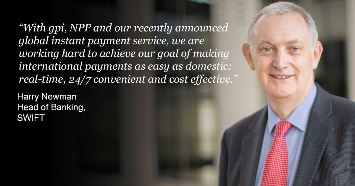 Harry Newman, Head of Banking, SWIFT
