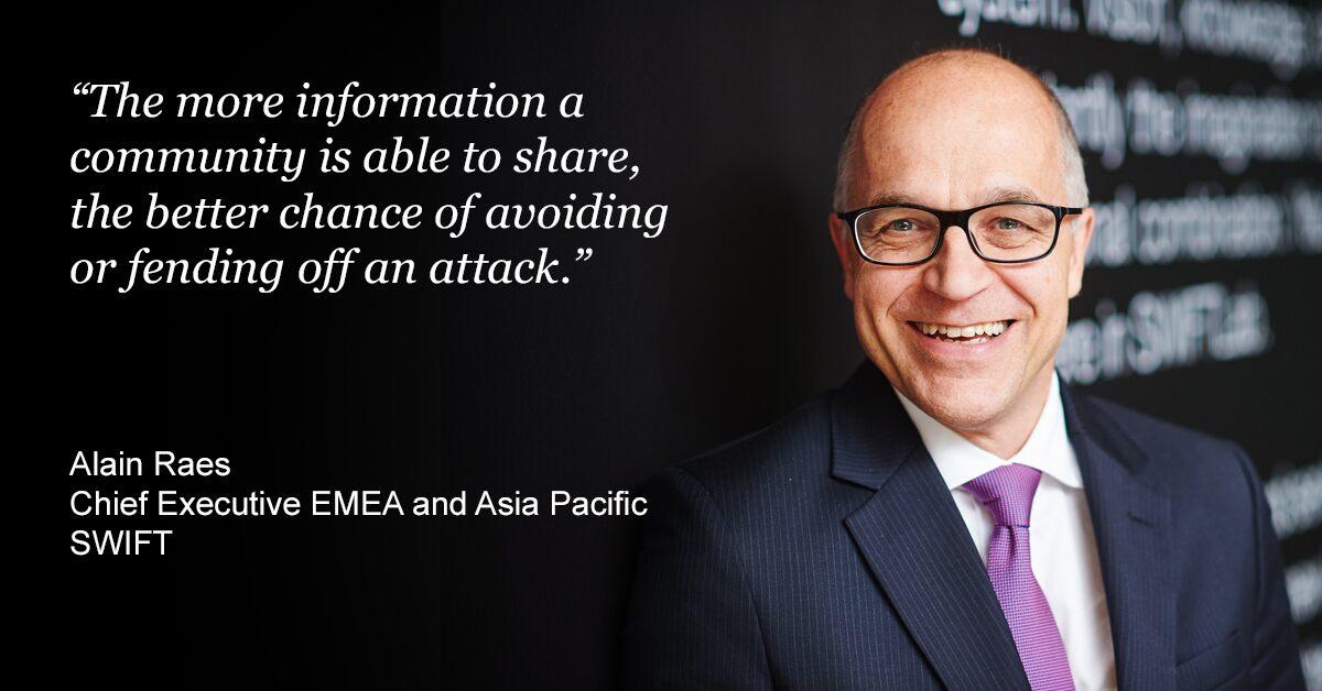 Alain Raes, Chief Executive EMEA and Asia Pacific, Swift