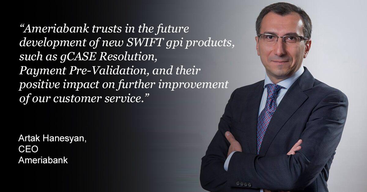 Artak Hanesyan, CEO of Ameriabank