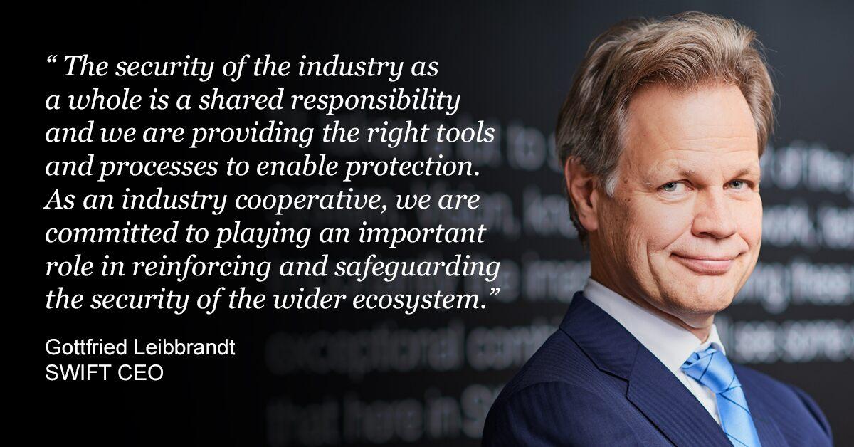 Gottfried Leibbrandt, SWIFT CEO