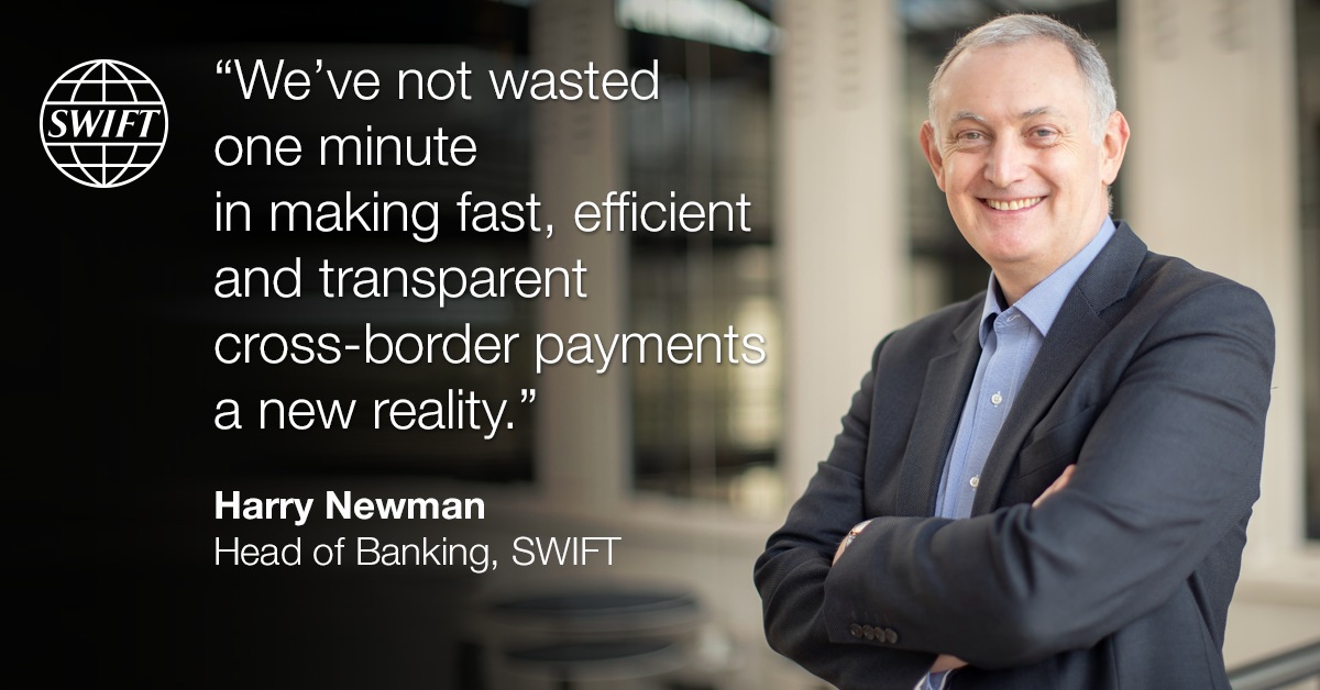 Harry Newman, Head of Banking, Swift Harry Newman, Head of Banking, Swift