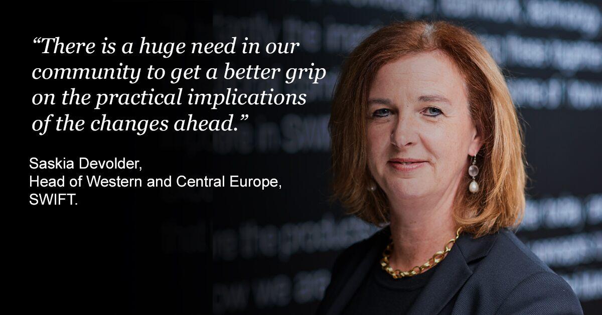Saskia Devolder, Head of Western and Central Europe, Swift Saskia Devolder, Head of Western and Central Europe, Swift